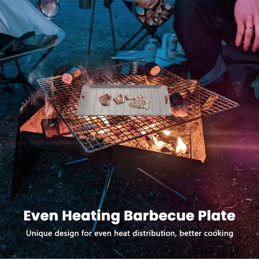 Camping Cooking Pan - 내구성이 뛰어난 티타늄 캠핑 그릴 팬