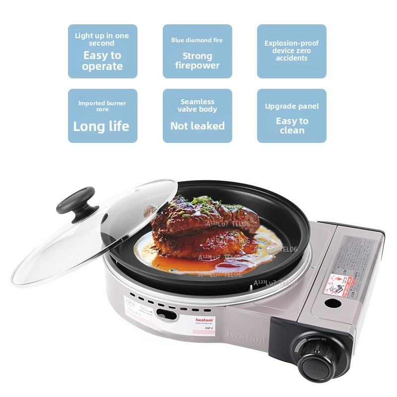 Camping Cooking Gas Stove - 휴대용 방풍 가스 스토브 부탄 버너
