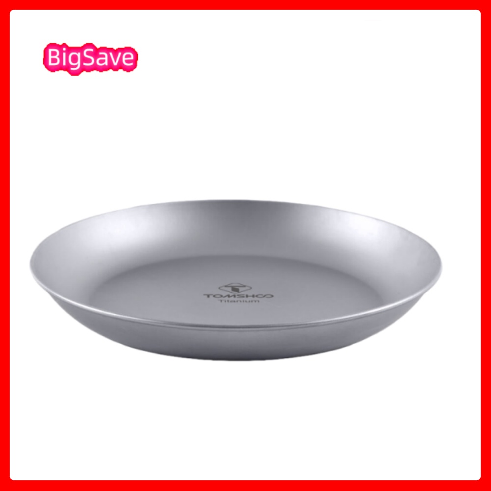Camping Cooking Dishes - 휴대용 티타늄 라운드 캠핑 접시 야외