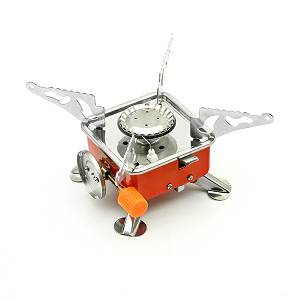Camping Cooking Wood Stove - 휴대용 버너 캠핑 접이식 방풍 야외