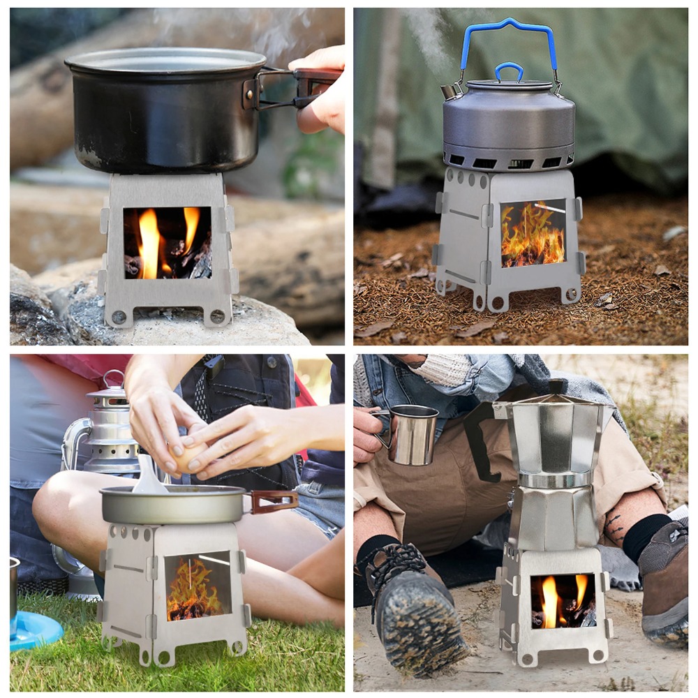 Camping Cooking Wood Stove - 캠핑 난로 나무 난로 알코올 난로