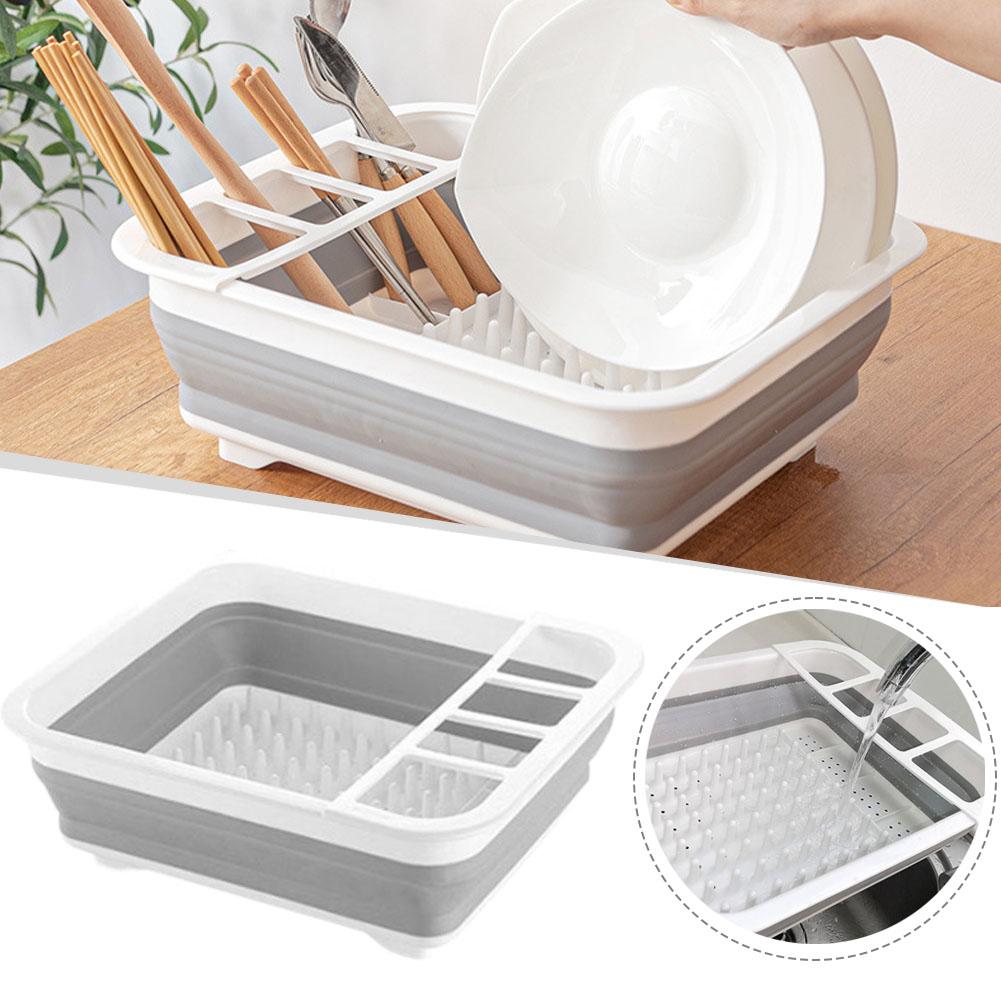 Camping Cooking Dishes - 접이식 접시 건조대 식기 정리대 싱크대