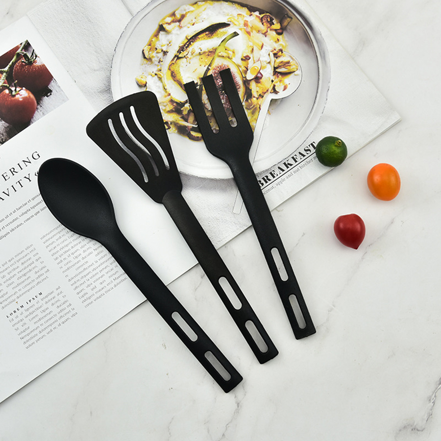 Camping Cooking Gear Set - 3PCS 나일론 주방 주걱 숟가락 표면