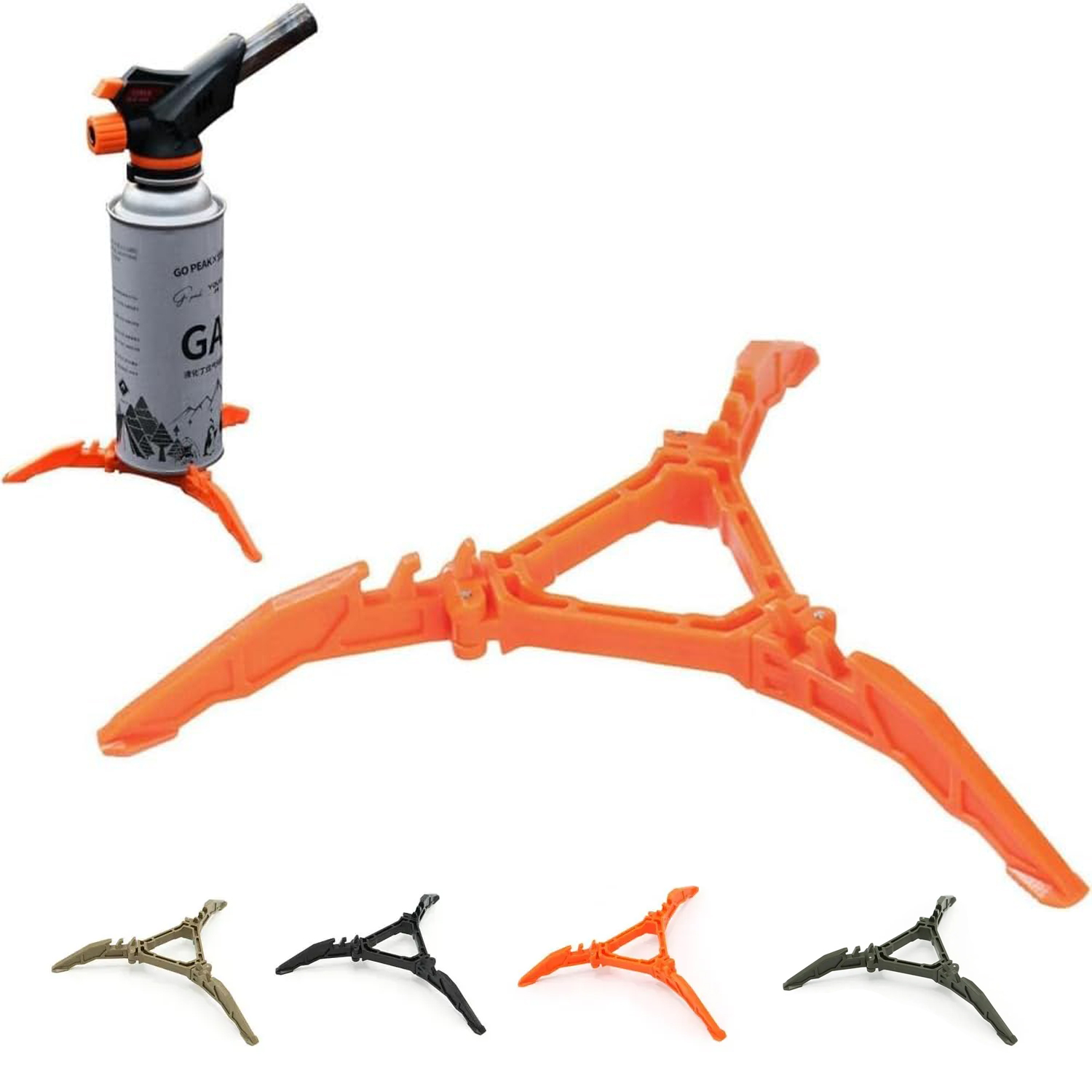 Camping Cooking Gas Stove - 가스 탱크 브래킷 접이식 연료 캔