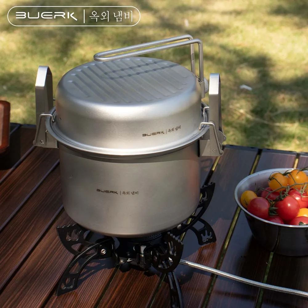 Camping Cooking Pan - 야외 캠핑 다기능 김이 나고 튀김