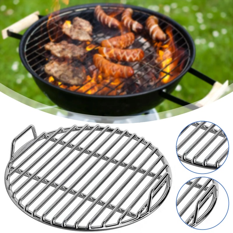Camping Cooking Bbq - 바베큐 랙, 그릴 그레이트 교체품, 원형