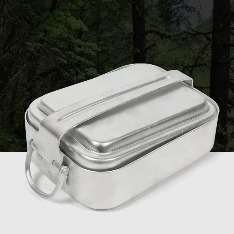 야외용 알루미늄 캠핑 조리기구 세트(뚜껑 포함) 군용식 - Camping Cooking Gear Set 리뷰 및 가격