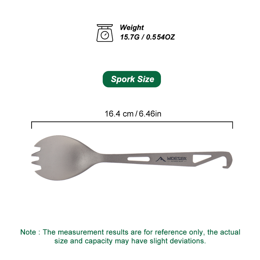 Widesea 캠핑 요리 세트 스포크 티타늄 스푼 여행 - Camping Cooking Gear Set 리뷰 및 가격