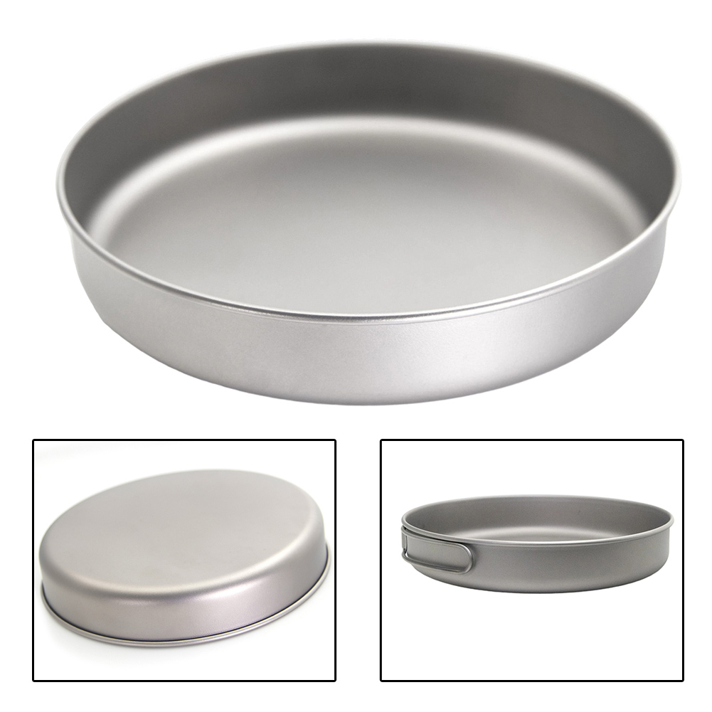 초경량 순수 티타늄 프라이팬 야외 캠핑 하이킹 식기 조 - Camping Cooking Pan 리뷰 및 가격