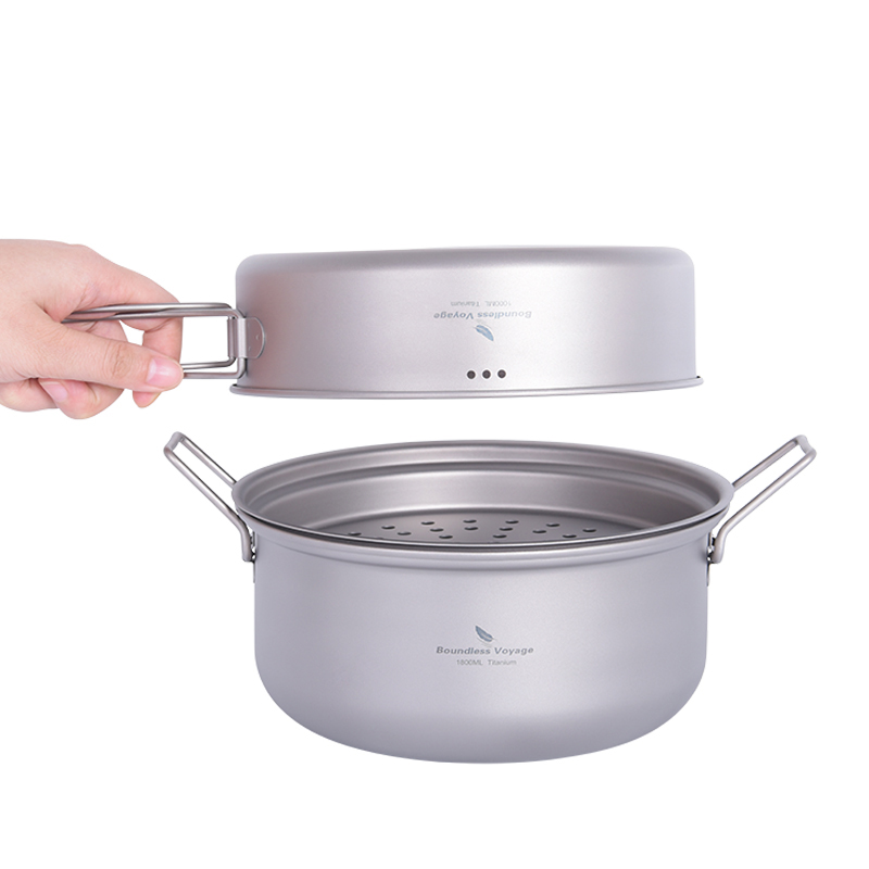 바운드리스 보이저 티타늄 스티머 아웃도어 캠핑 조리기구 - Camping Cooking Pan 리뷰 및 가격