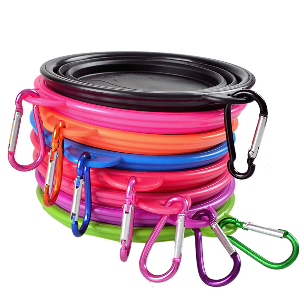 접이식 애완견 실리콘 사료 물통 야외 캠핑 여행 휴대용 - Camping Cooking Dishes 리뷰 및 가격