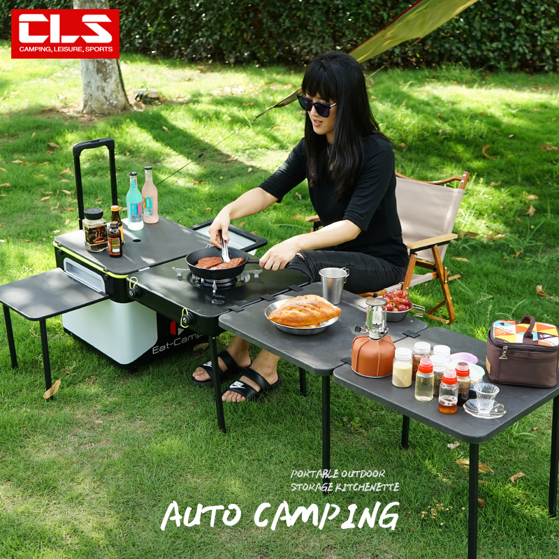휴대용 이동식 캠핑 키친 테이블, 접이식 야외 조리대  - Camping Outdoor Cooking Table 리뷰 및 가격