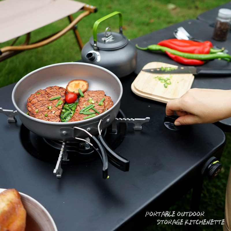 휴대용 이동식 캠핑 키친 테이블, 접이식 야외 조리대  - Camping Outdoor Cooking Table 리뷰 및 가격