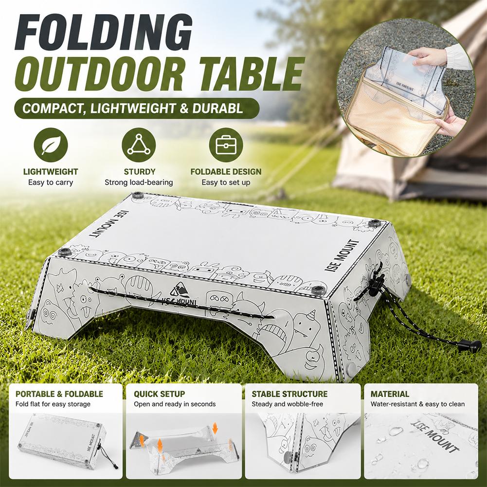 휴대용 다기능 접이식 캠핑 테이블 PP 경량 피크닉 책 - Camping Outdoor Cooking Table 리뷰 및 가격