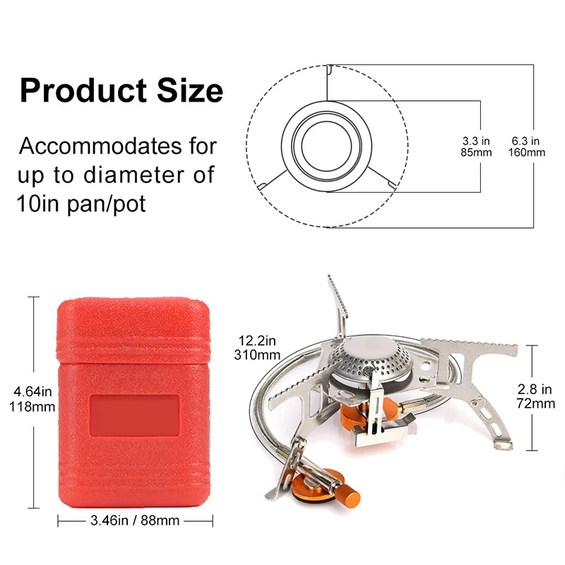 캠핑 가스 스토브 휴대용 접이식 야외 배낭 스토브 요리 - Camping Cooking Gas Stove 리뷰 및 가격