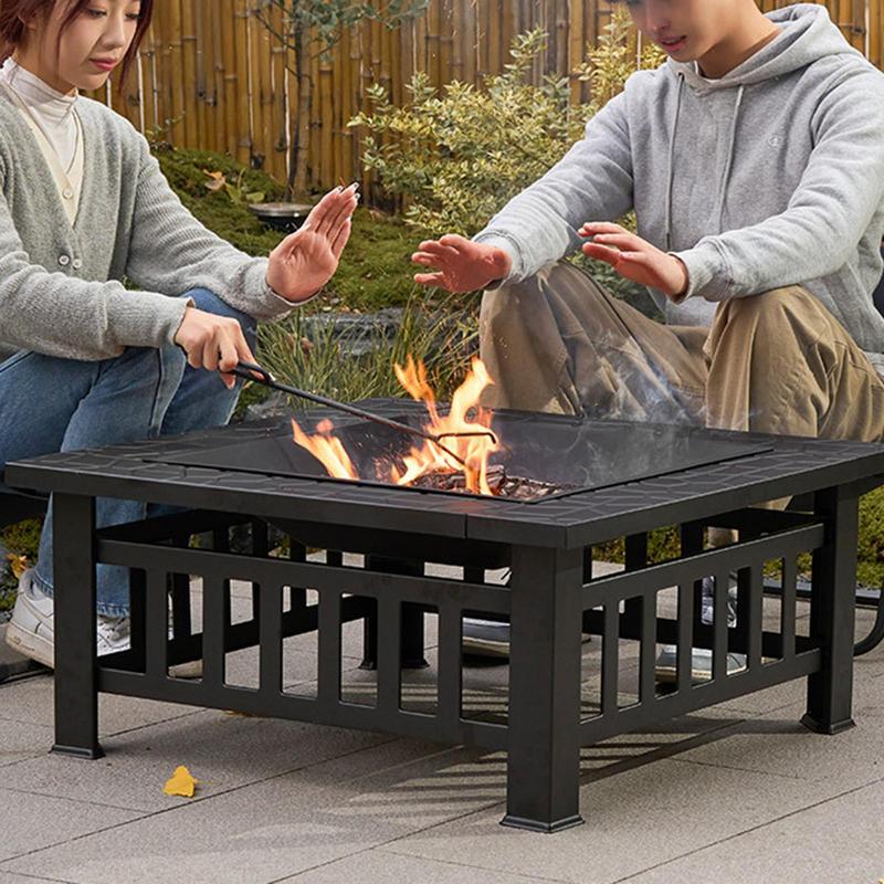 캠핑 장작 스토브 사각 화덕, 바베큐 굽기, 겨울 난방 - Camping Cooking Wood Stove 리뷰 및 가격