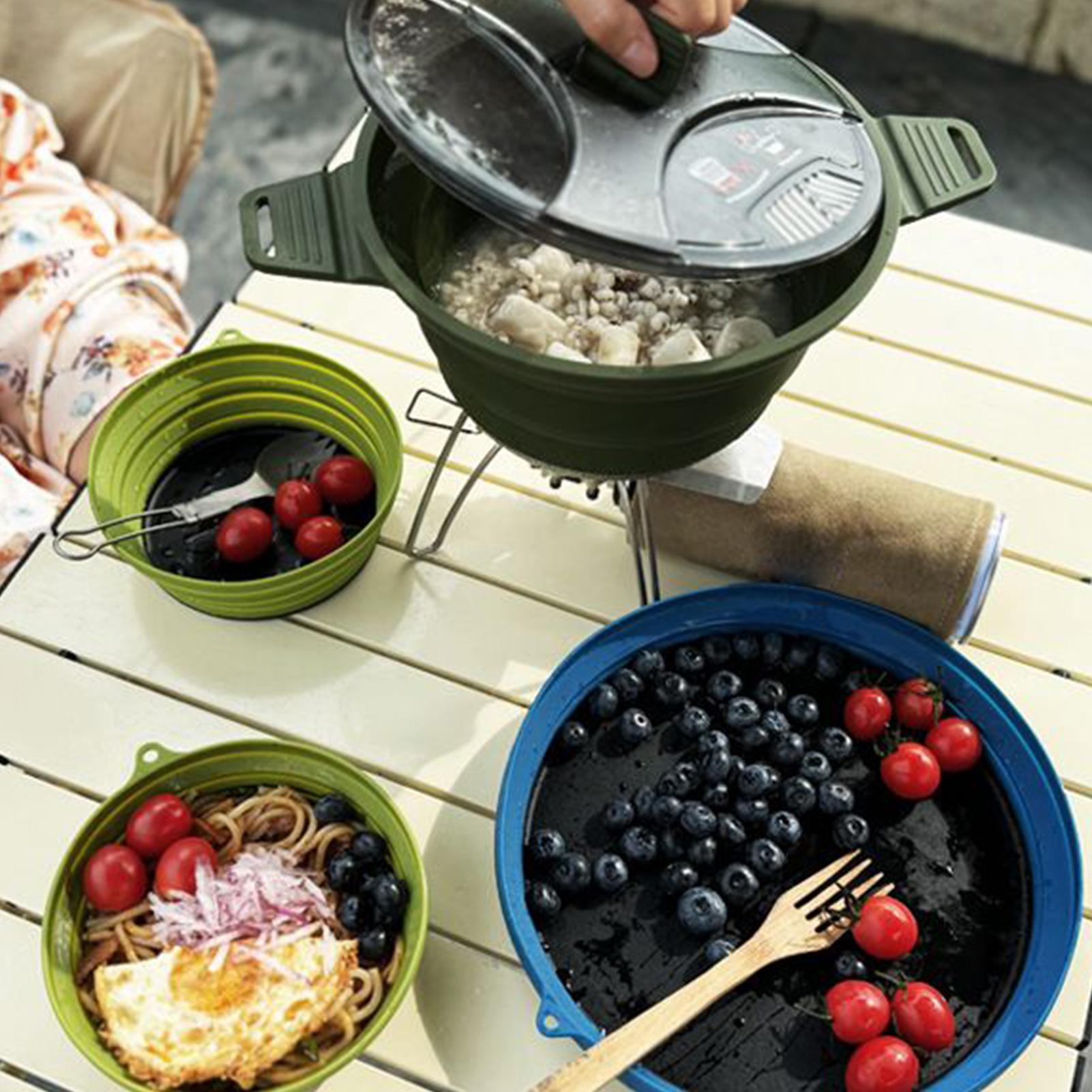 캠핑 요리 세트 접이식 캠핑 냄비 및 프라이팬 세트 스 - Camping Cooking Dishes 리뷰 및 가격