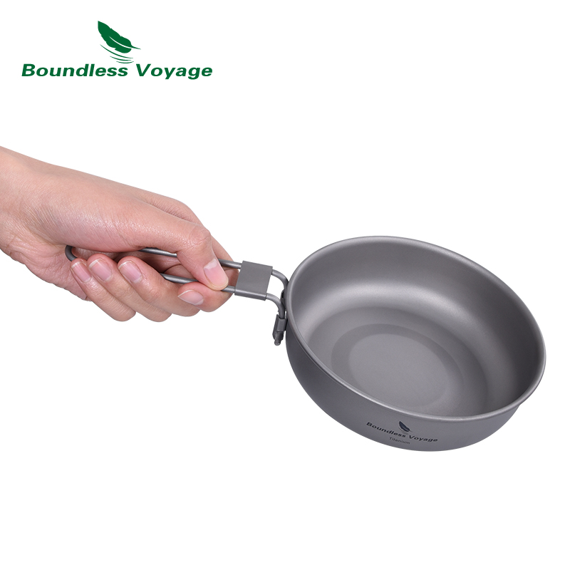 무한 항해 접이식 손잡이가있는 초경량 티타늄 프라이팬  - Camping Outdoor Cooking Table 리뷰 및 가격