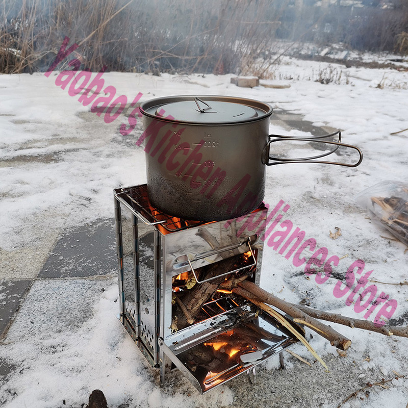 목재 난로 야외 캠핑 장비 분해 가능 휴대용 피크닉 스 - Camping Cooking Wood Stove 리뷰 및 가격