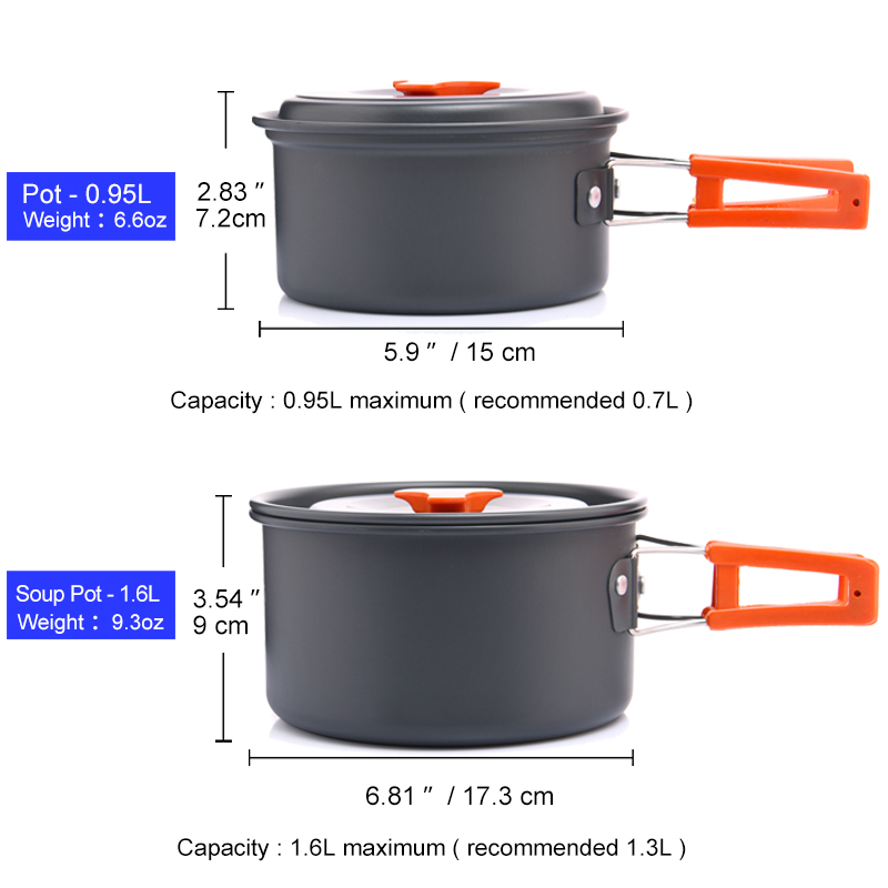 Widesea 캠핑 야외 조리기구 세트 식기 요리 칼  - Camping Cooking Gear Set 리뷰 및 가격
