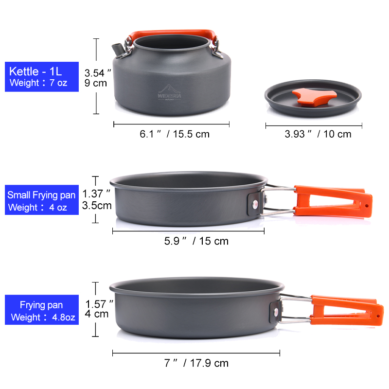 Widesea 캠핑 야외 조리기구 세트 식기 요리 칼  - Camping Cooking Gear Set 리뷰 및 가격