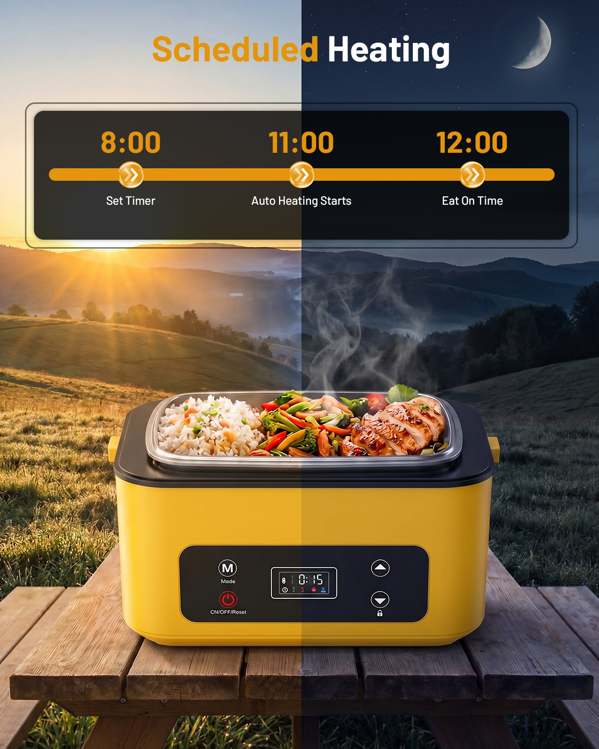 태스크스타 휴대용 가열 도시락 40온스 무선 누수 방지 - Camping Cooking Food 리뷰 및 가격