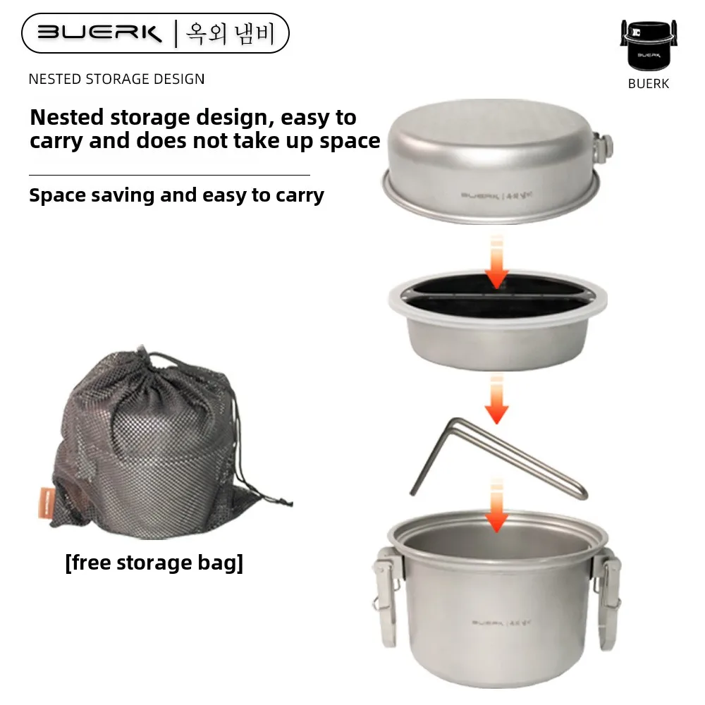 야외 캠핑 다기능 김이 나고 튀김 냄비, 조림 밥 요리 - Camping Cooking Pan 리뷰 및 가격
