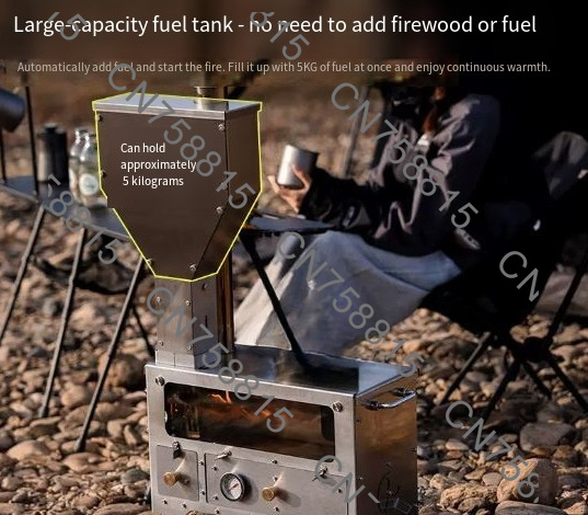 캠핑 히터, 휴대용 야외 목재 히터 펠릿 스토브 스테인 - Camping Cooking Wood Stove 리뷰 및 가격