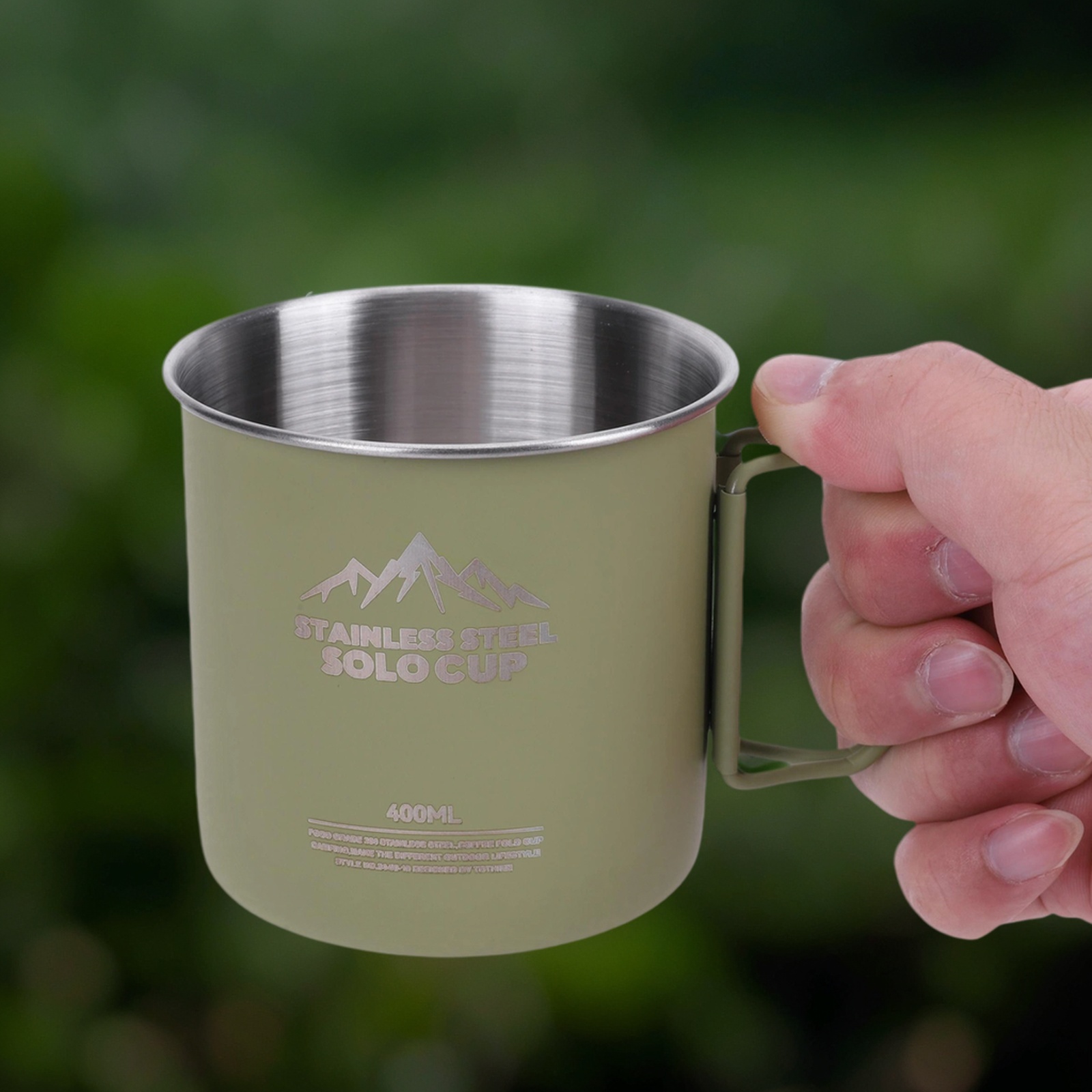 400ml Mountainhiker 캠핑 컵 접이식 손 - Camping Cooking Gear Set 리뷰 및 가격