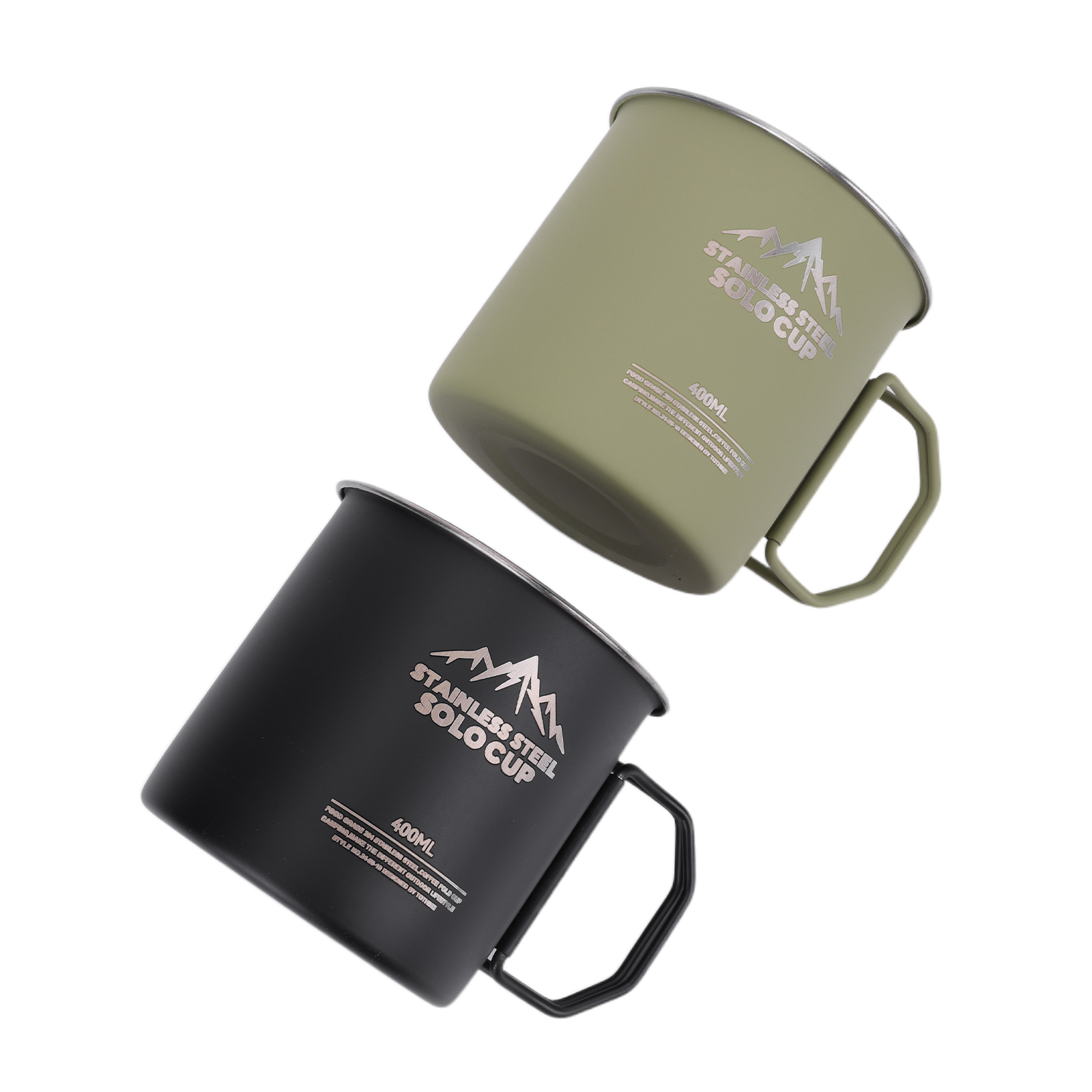 400ml Mountainhiker 캠핑 컵 접이식 손 - Camping Cooking Gear Set 리뷰 및 가격