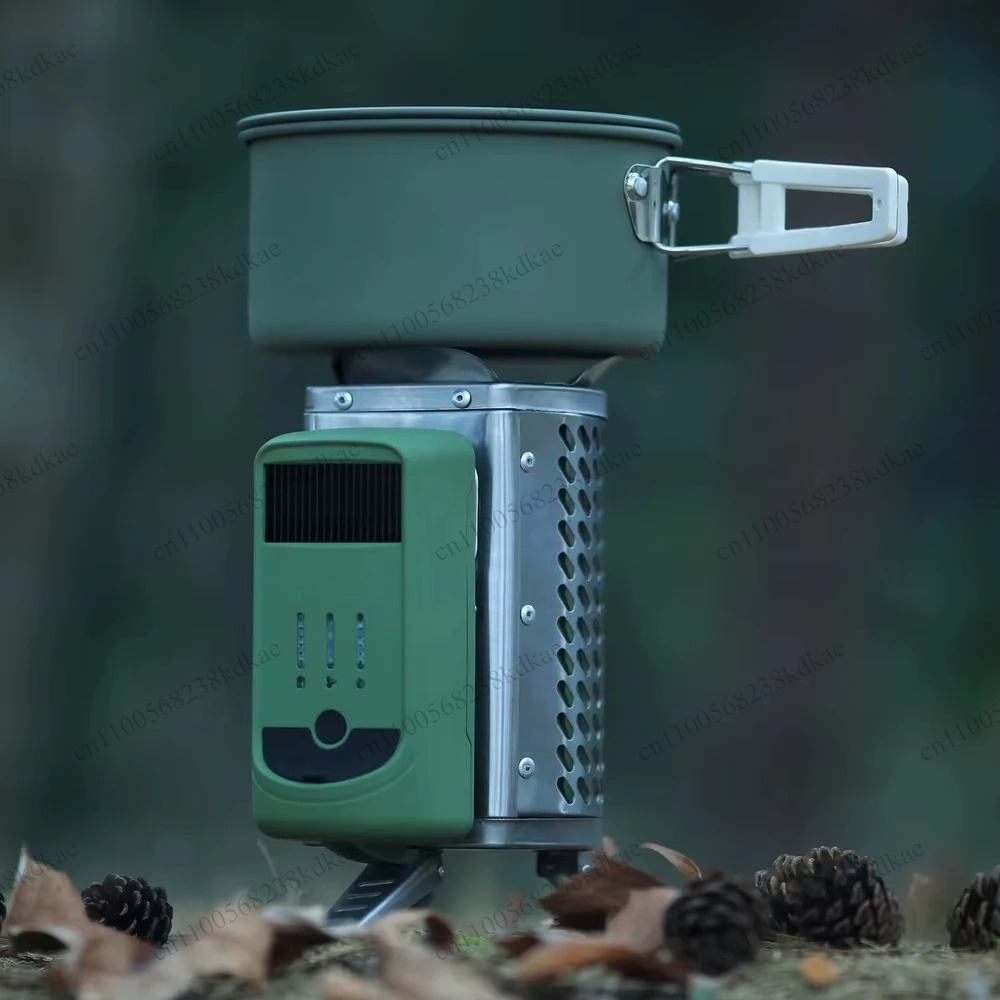 무연 휴대용 나무 캠핑 스토브 USB 발전 야외 난방  - Camping Cooking Wood Stove 리뷰 및 가격