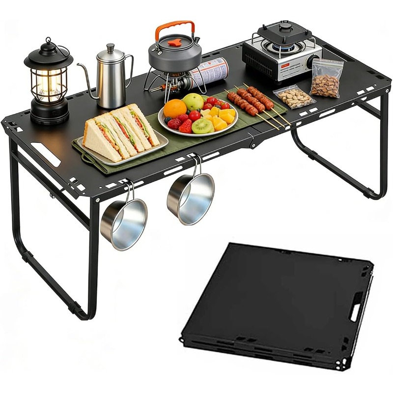 캠핑 테이블 조절식 접이식 휴대용 RV 바베큐 피크닉  - Camping Outdoor Cooking Table 리뷰 및 가격
