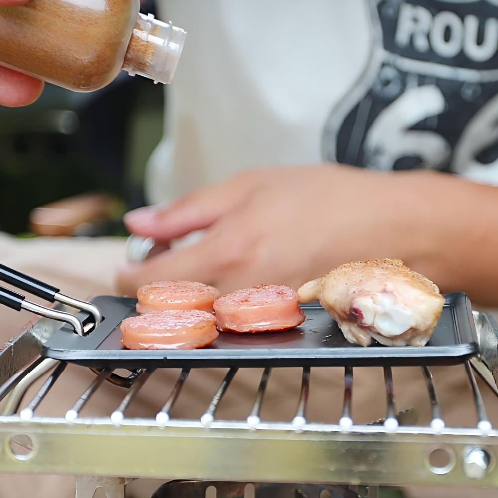 캠핑 프라이팬 야외 휴대용 그릴 팬 바베큐 베이킹 접시 - Camping Cooking Dishes 리뷰 및 가격