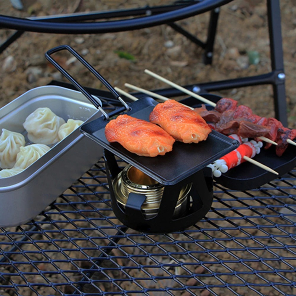 캠핑 프라이팬 야외 휴대용 그릴 팬 바베큐 베이킹 접시 - Camping Cooking Dishes 리뷰 및 가격
