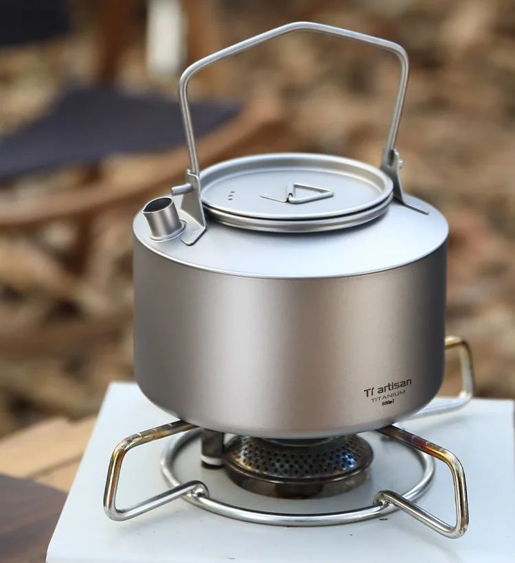 캠핑 물 요리 주전자 티타늄 주전자 980ml 차 커피 - Camping Cooking Pan 리뷰 및 가격