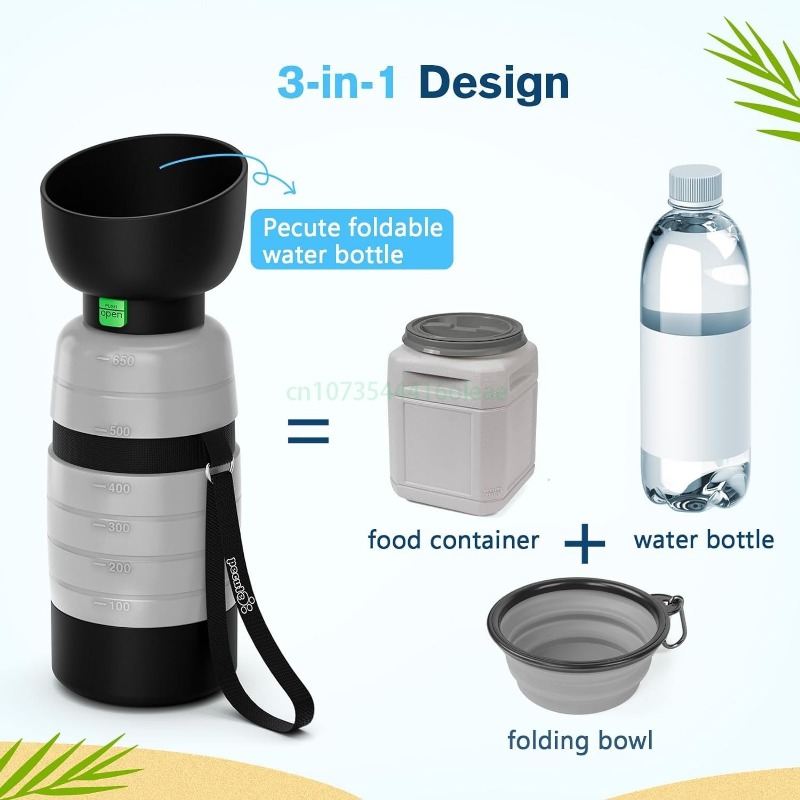 650ML 강아지 물병과 150ml 사료통, 강아지 여 - Camping Cooking Food 리뷰 및 가격