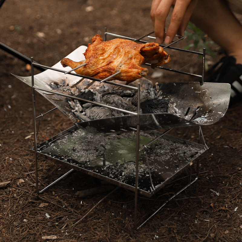목재 굽기 캠핑 스토브 휴대용 접이식 야외 요리 스토브 - Camping Cooking Wood Stove 리뷰 및 가격