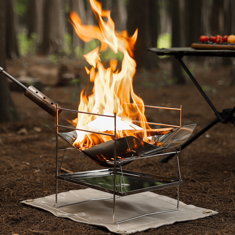 목재 굽기 캠핑 스토브 휴대용 접이식 야외 요리 스토브 - Camping Cooking Wood Stove 리뷰 및 가격