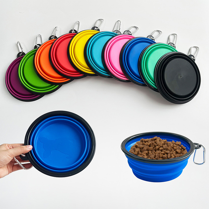 접이식 실리콘 반려견 사료 물통 야외 캠핑 여행 휴대용 - Camping Cooking Dishes 리뷰 및 가격