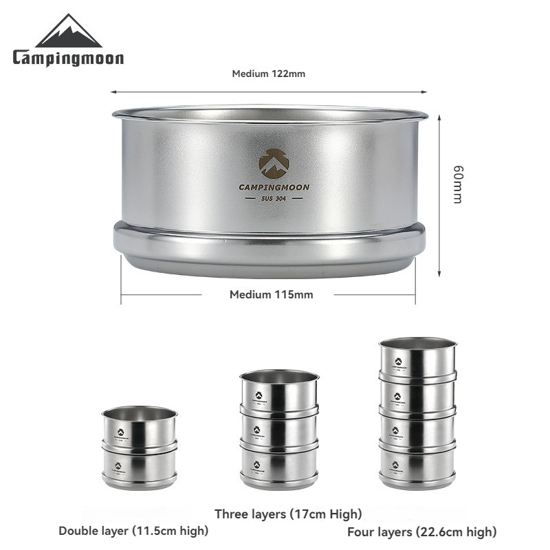 CAMPINGMOON Portatle 야외 캠핑 및 피 - Camping Cooking Dishes 리뷰 및 가격